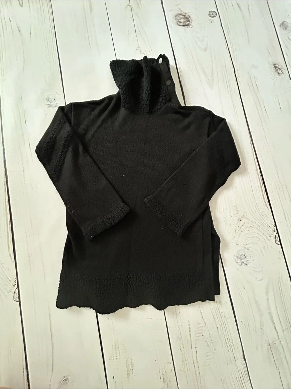 Smartwool Black Cowl Neck Pullover Sweater